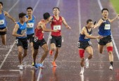 全运会男子4x100米接力决赛，精彩的体育赛事回顾