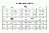 南海体育馆乒乓球比赛时间