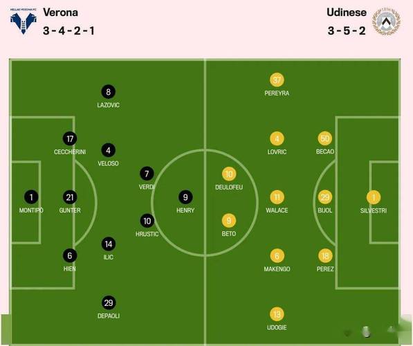 维罗纳VS乌迪内斯首发阵容预测  第1张