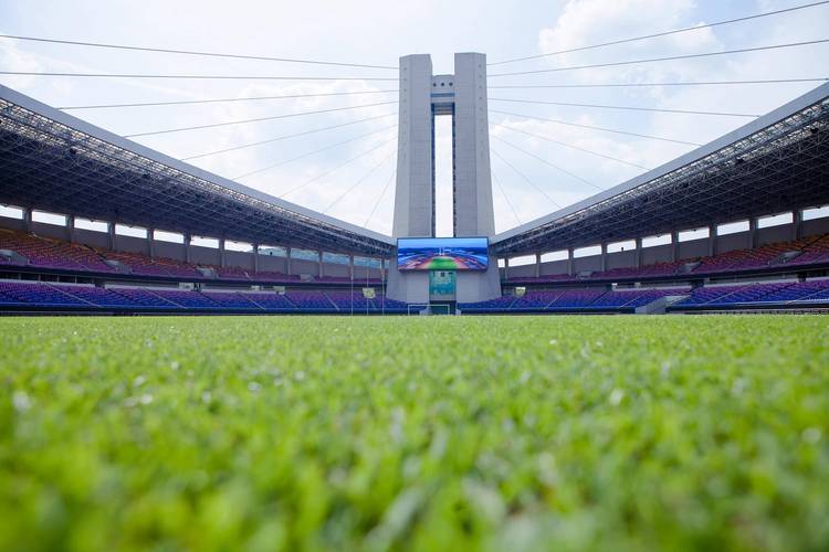 亚运会足球训练场，体育场馆建设与  第1张