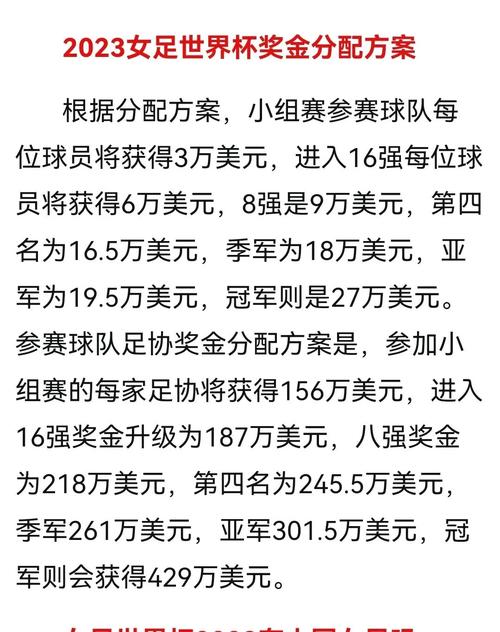 世界杯女单冠军奖金，揭秘女单冠军奖金分配规则  第2张