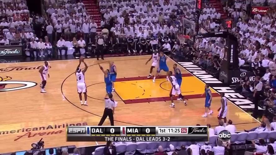 2011年nba总决赛第一场比，热火vs小牛  第1张