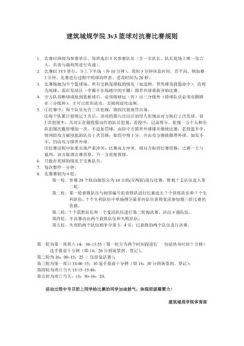 全面解读国际篮联3v3篮球规则，必备知识，让你成为3v3篮球的专家  第1张