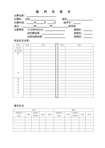 裁判怎么记录足球比分  第1张