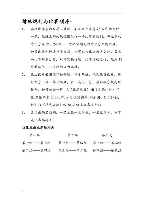 排球比赛比分实行多少分剃  第1张