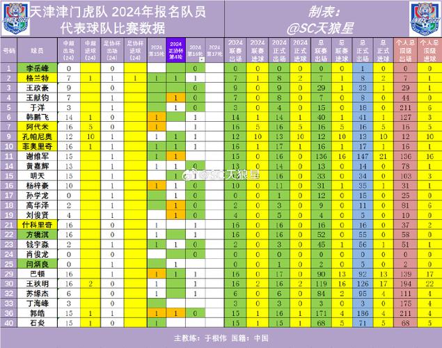 24-25中超_天津津门虎积分榜排名  第1张