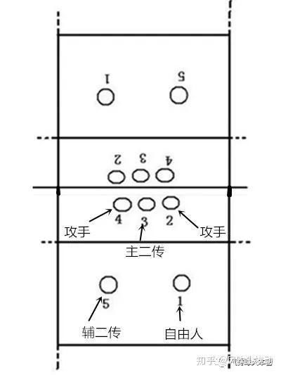 气排球队员如何站位  第1张